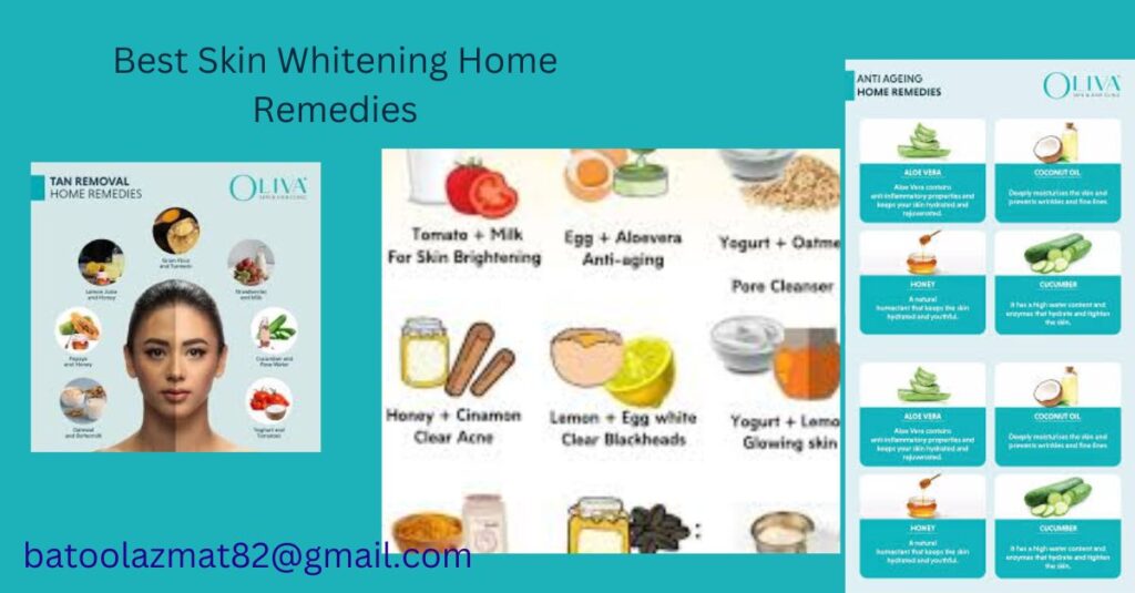 Best Skin Whitening Home Remedies